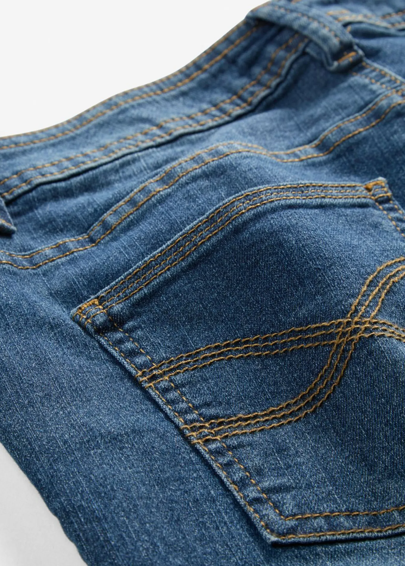 Vaqueros slim fit, talle medio, cropped