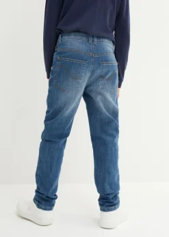 Vaqueros slim fit térmicos con forro de franela, tapered