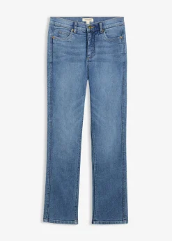 Vaqueros straight, high waist