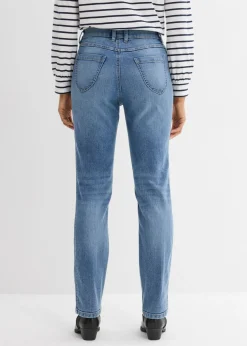 Vaqueros straight, high waist