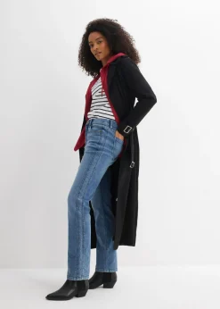 Vaqueros straight, high waist
