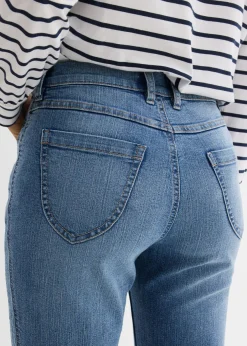 Vaqueros straight, high waist