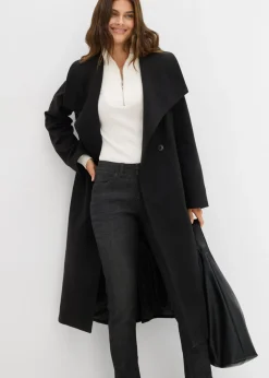 Vaqueros straight, mid waist, elásticos