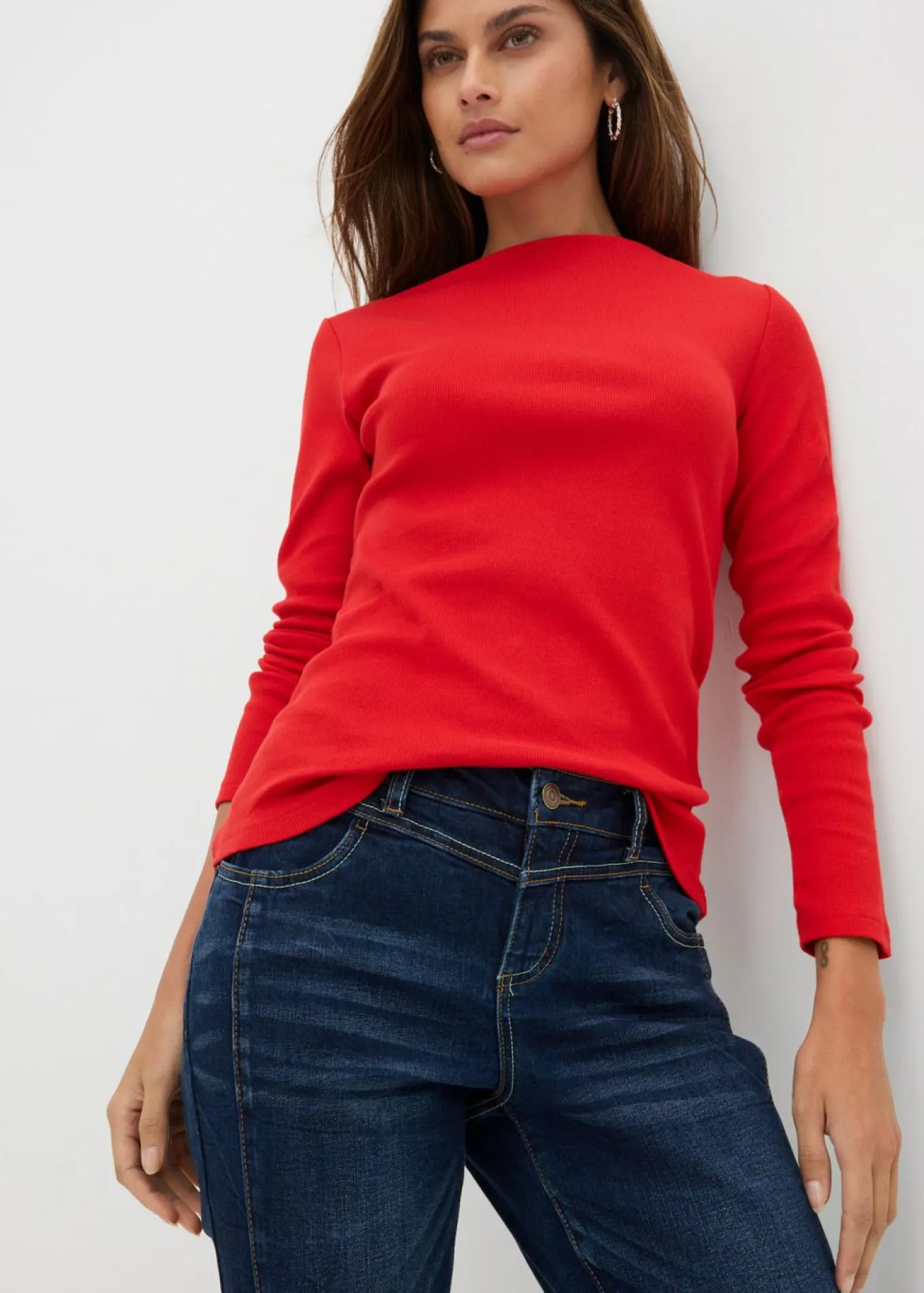 Vaqueros straight, mid waist
