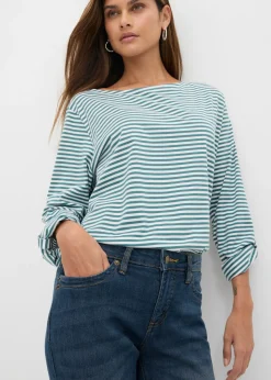 Vaqueros straight, mid waist, elásticos