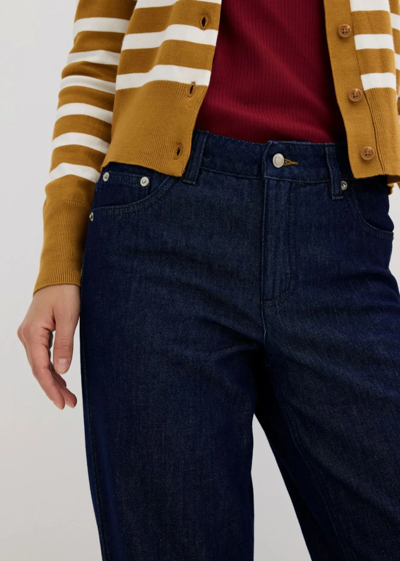 Vaqueros straight, mid waist