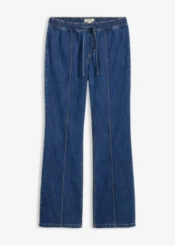 Vaqueros tipo bootcut con talle medio y cinturilla cómoda