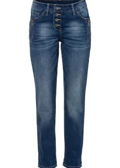 Vaqueros tipo boyfriend, mid waist