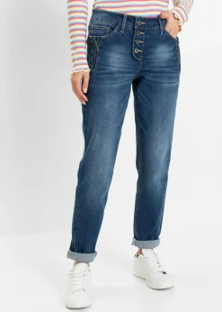 Vaqueros tipo boyfriend, mid waist