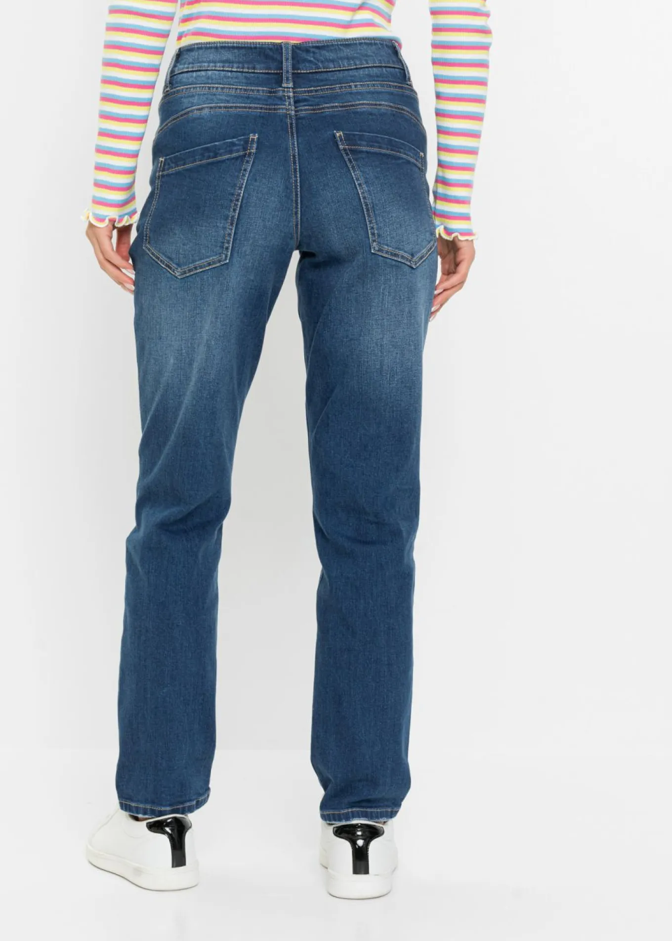 Vaqueros tipo boyfriend, mid waist