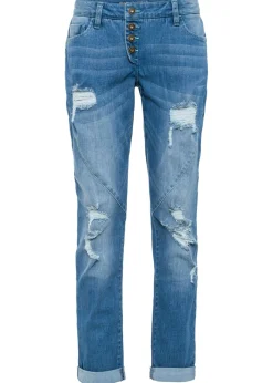 Vaqueros tipo boyfriend, mid waist