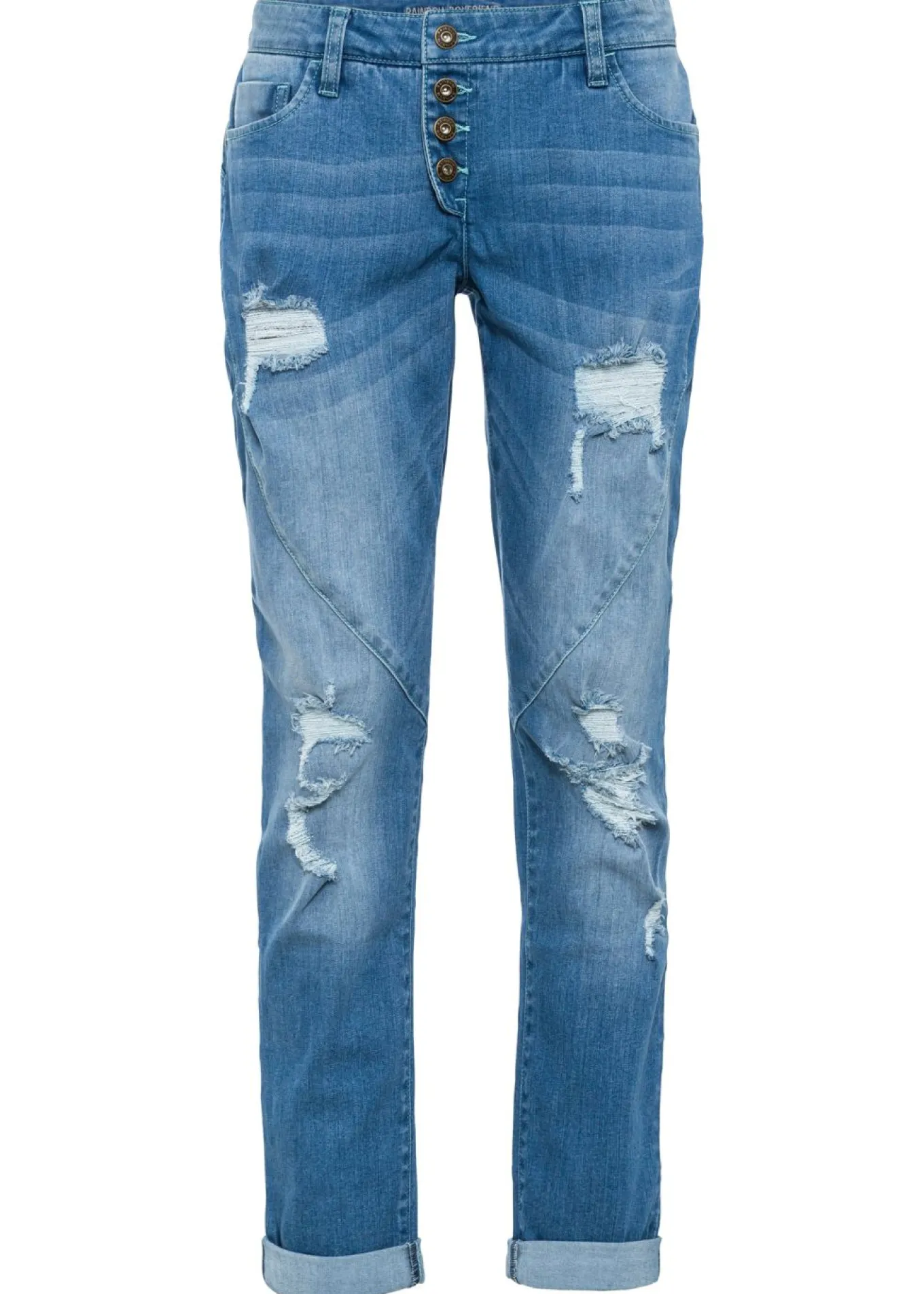 Vaqueros tipo boyfriend, mid waist