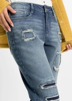 Vaqueros tipo boyfriend, mid waist