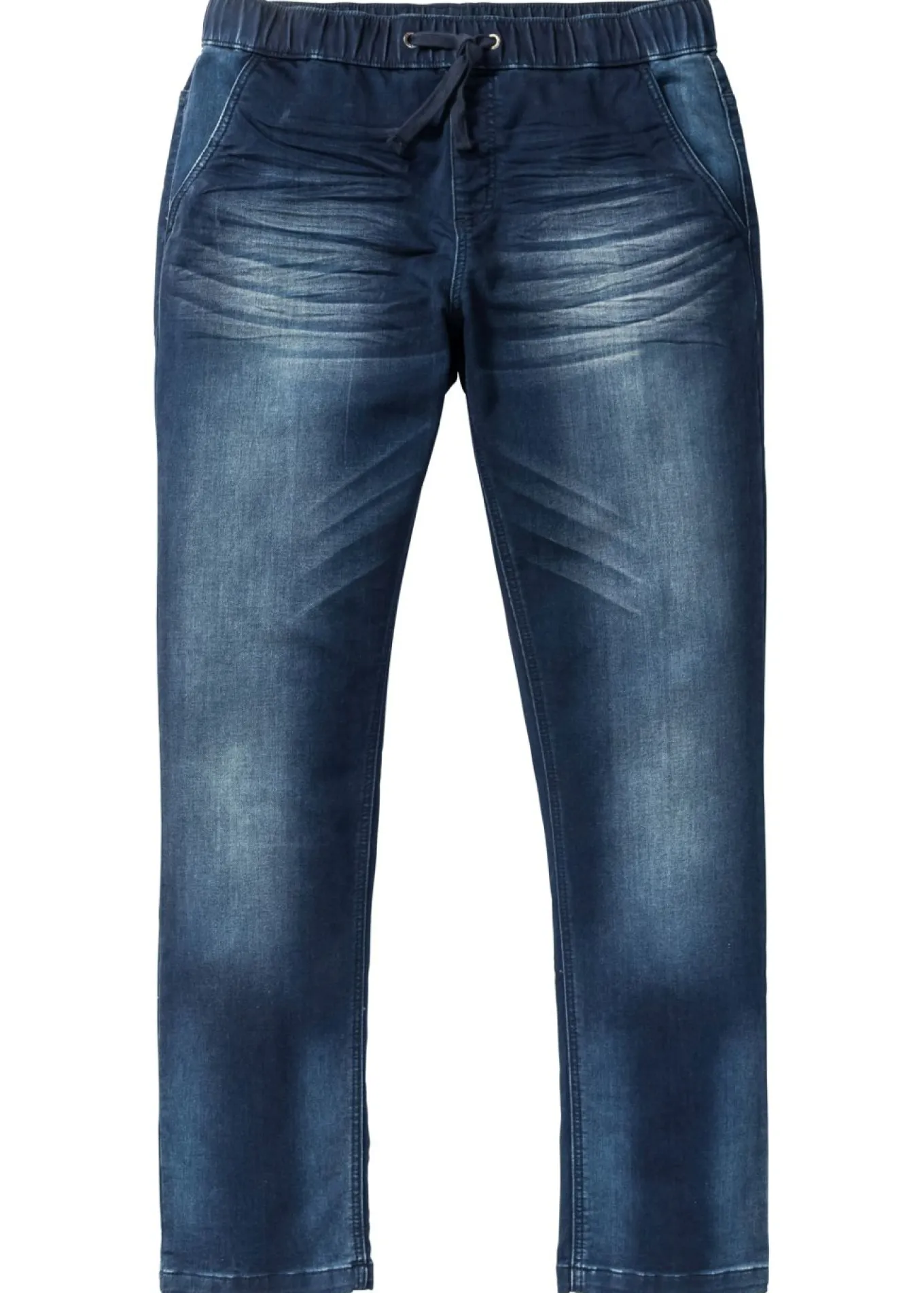 Vaqueros tipo chándal slim fit, straight