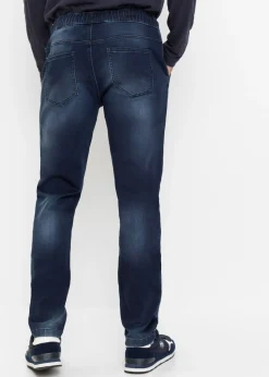 Vaqueros tipo chándal slim fit, straight