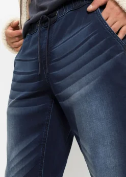 Vaqueros tipo chándal slim fit, straight