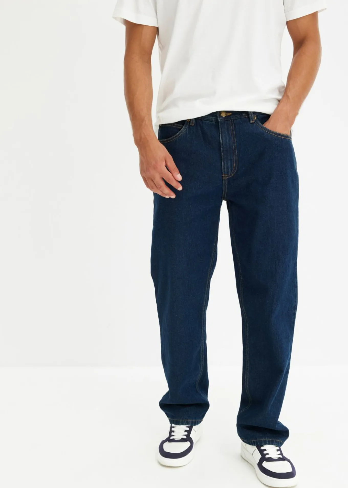 Vaqueros térmicos classic fit, con forro suave de franela, straight