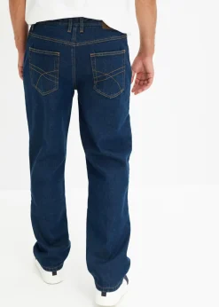 Vaqueros térmicos classic fit, con forro suave de franela, straight
