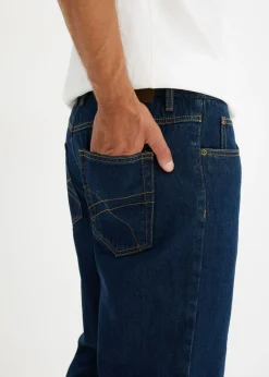 Vaqueros térmicos classic fit, con forro suave de franela, straight