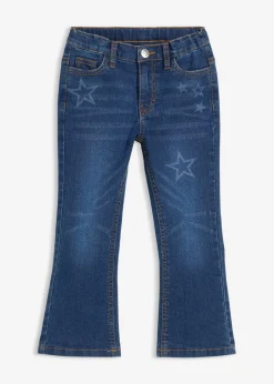 Vaqueros térmicos con corte bootcut y talle medio