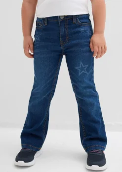 Vaqueros térmicos con corte bootcut y talle medio