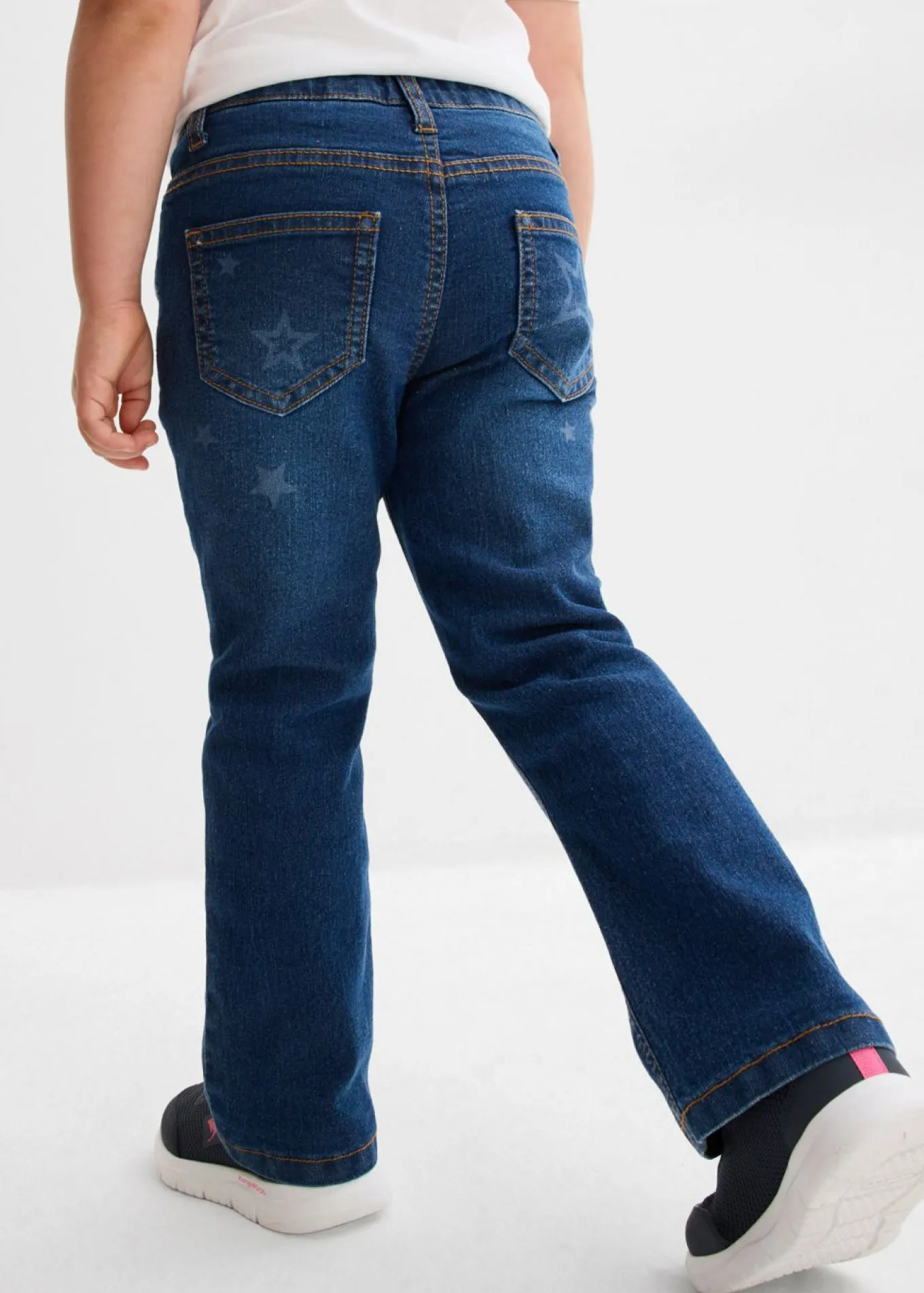 Vaqueros térmicos con corte bootcut y talle medio