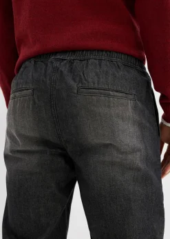 Vaqueros térmicos con corte recto, forro de franela y diseño recto