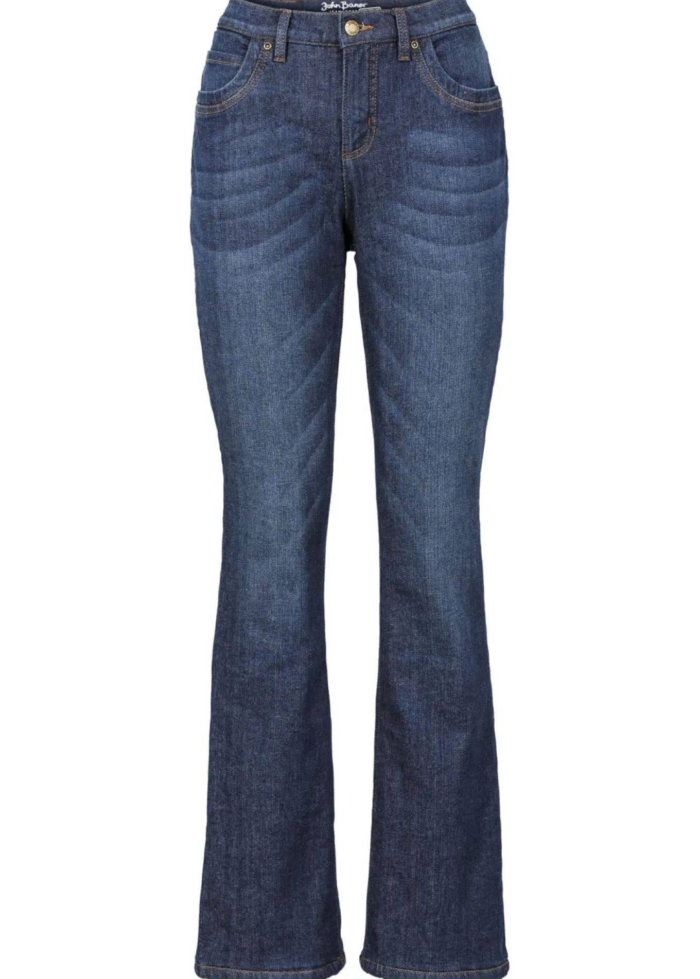Vaqueros térmicos de talle alto con corte bootcut