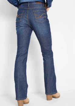 Vaqueros térmicos de talle alto con corte bootcut