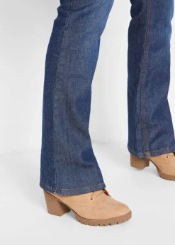 Vaqueros térmicos de talle alto con corte bootcut