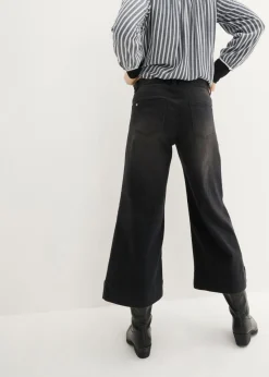 Vaqueros ultrasuaves de corte capri, culotte
