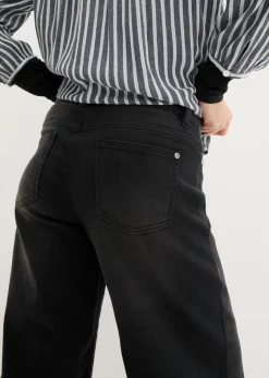 Vaqueros ultrasuaves de corte capri, culotte
