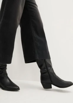 Vaqueros ultrasuaves de corte capri, culotte