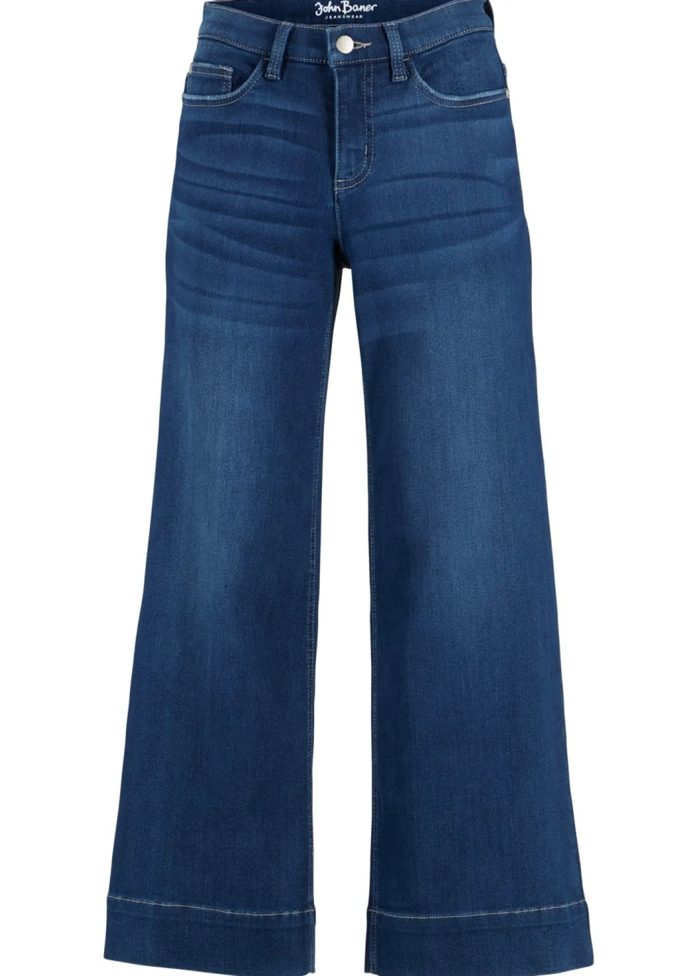 Vaqueros ultrasuaves de corte capri, culotte