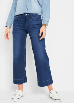 Vaqueros ultrasuaves de corte capri, culotte