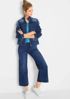 Vaqueros ultrasuaves de corte capri, culotte