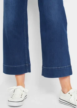 Vaqueros ultrasuaves de corte capri, culotte