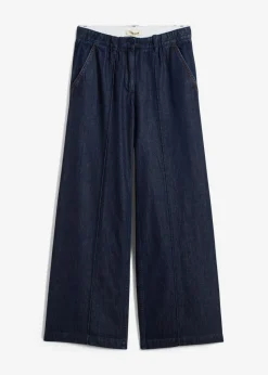 Vaqueros wide-leg, high waist, súper suaves