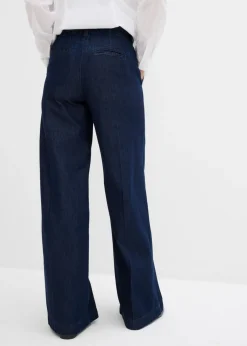 Vaqueros wide-leg, high waist, súper suaves