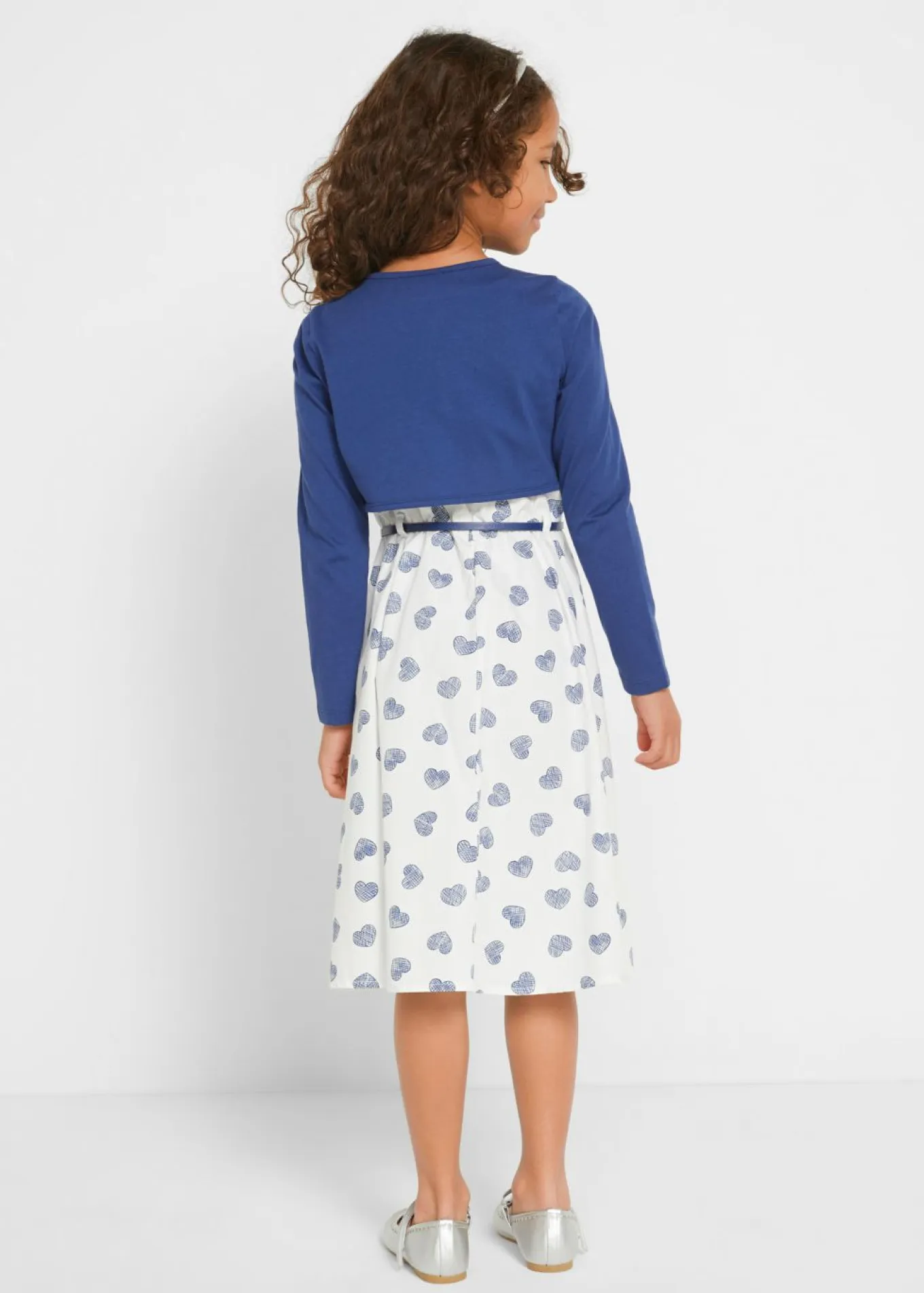 Vestido + bolero + cinturón (3 piezas)