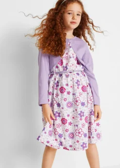 Vestido + cinturón + bolero (conjunto de 3 piezas)