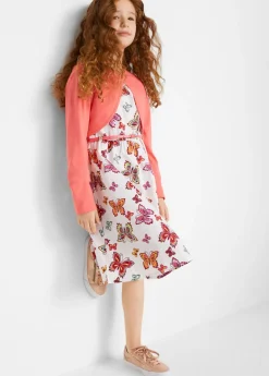 Vestido + cinturón + bolero para niñas (3 piezas)