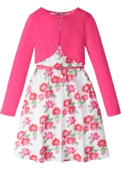 Vestido + cinturón + bolero para niñas (3 piezas)