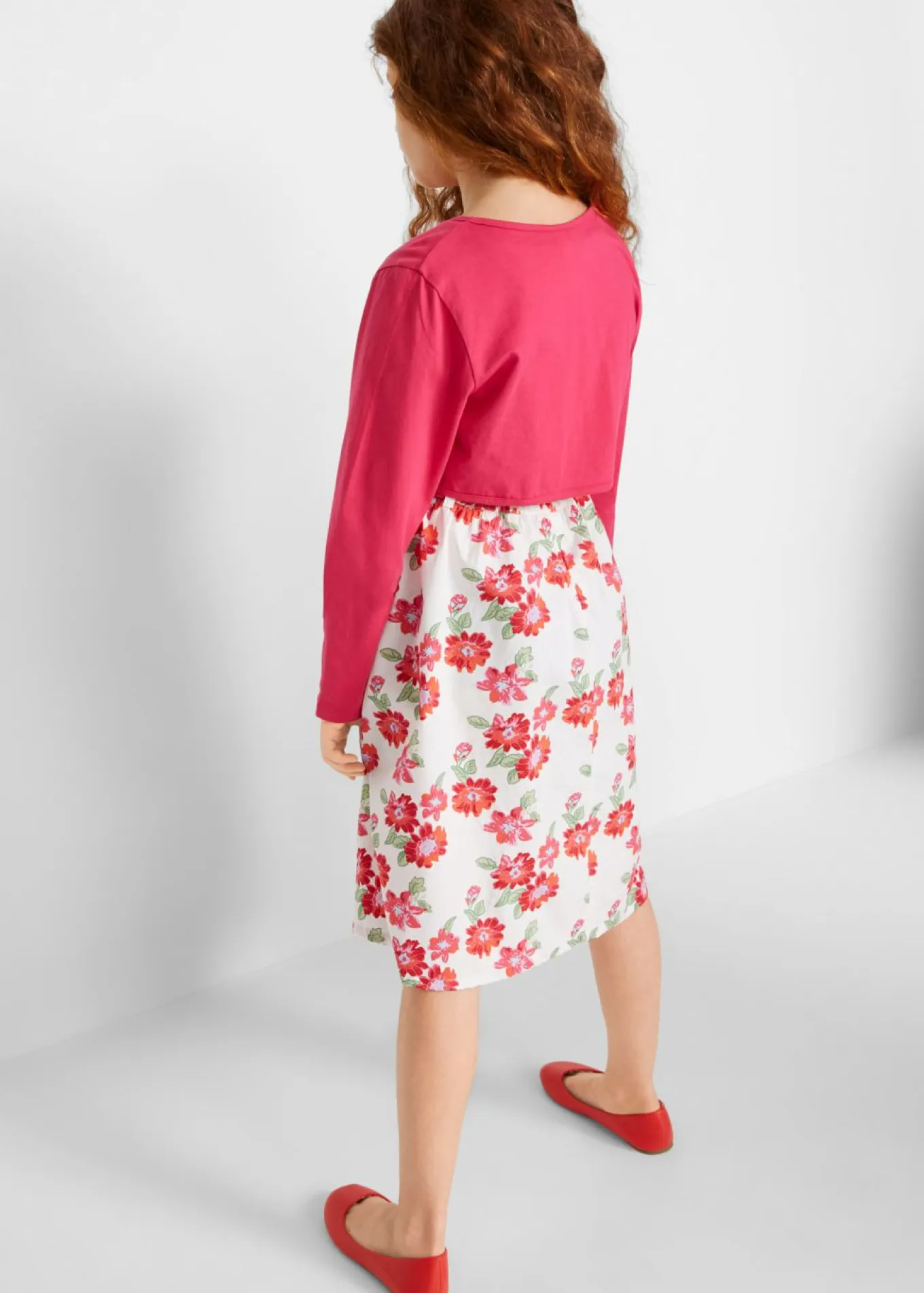 Vestido + cinturón + bolero para niñas (3 piezas)