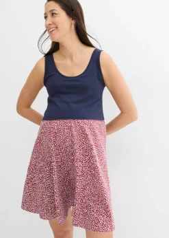 Vestido 2 en 1premamá y de lactancia de punto de algodón orgánico