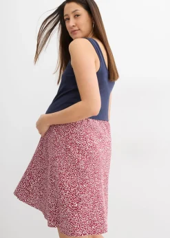 Vestido 2 en 1premamá y de lactancia de punto de algodón orgánico