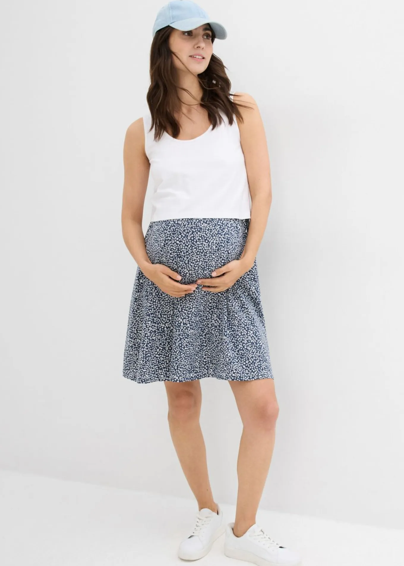 Vestido 2 en 1premamá y de lactancia de punto de algodón orgánico