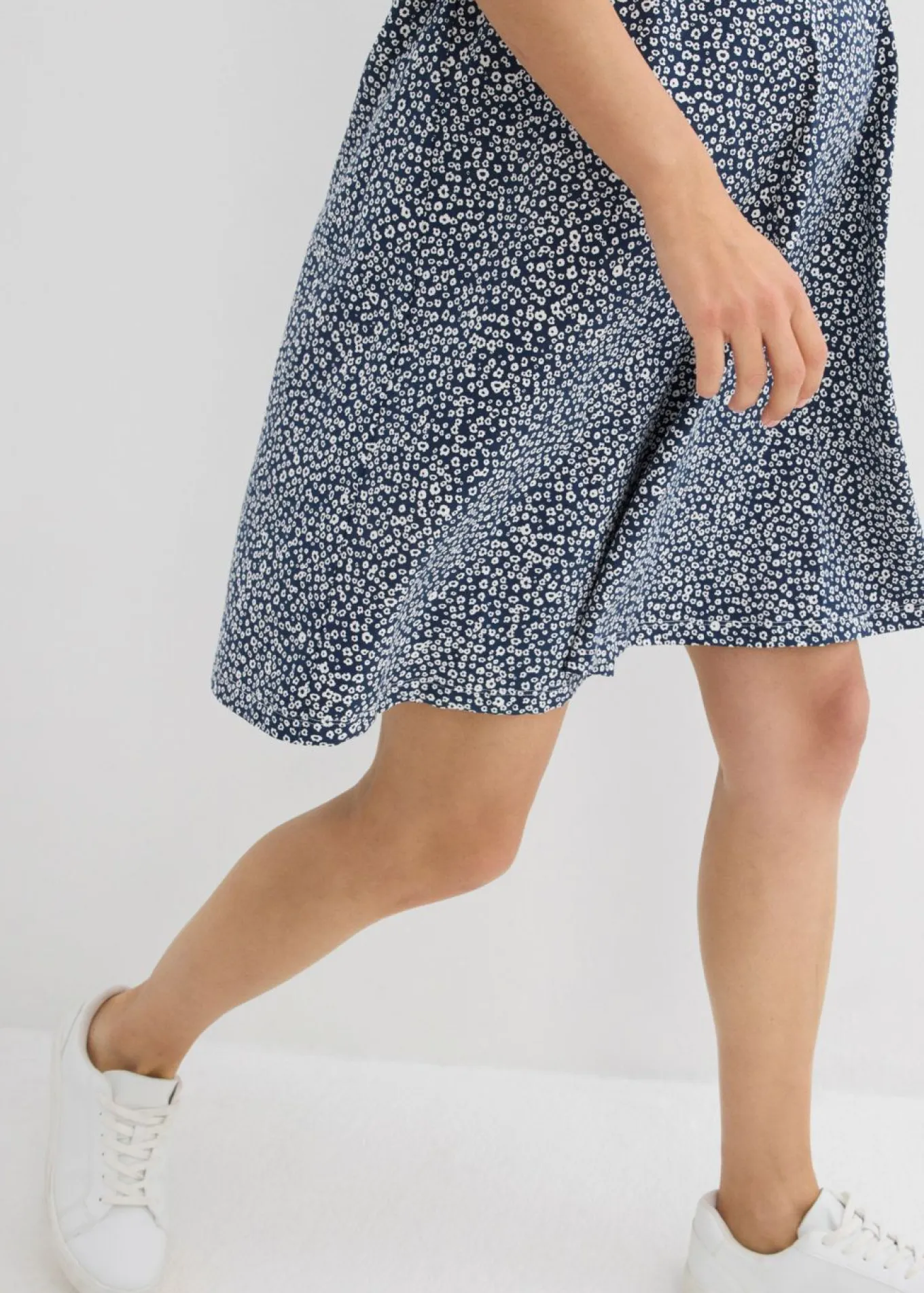Vestido 2 en 1premamá y de lactancia de punto de algodón orgánico