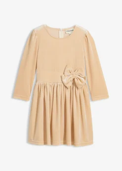 Vestido acampanado de terciopelo