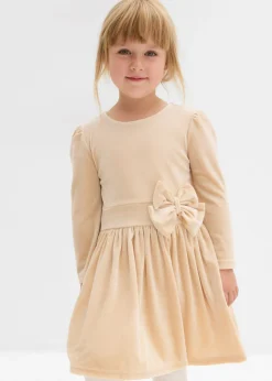 Vestido acampanado de terciopelo